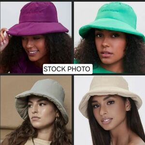 Forever 21 Pantone Puffer Style Bucket Hat in BROWN